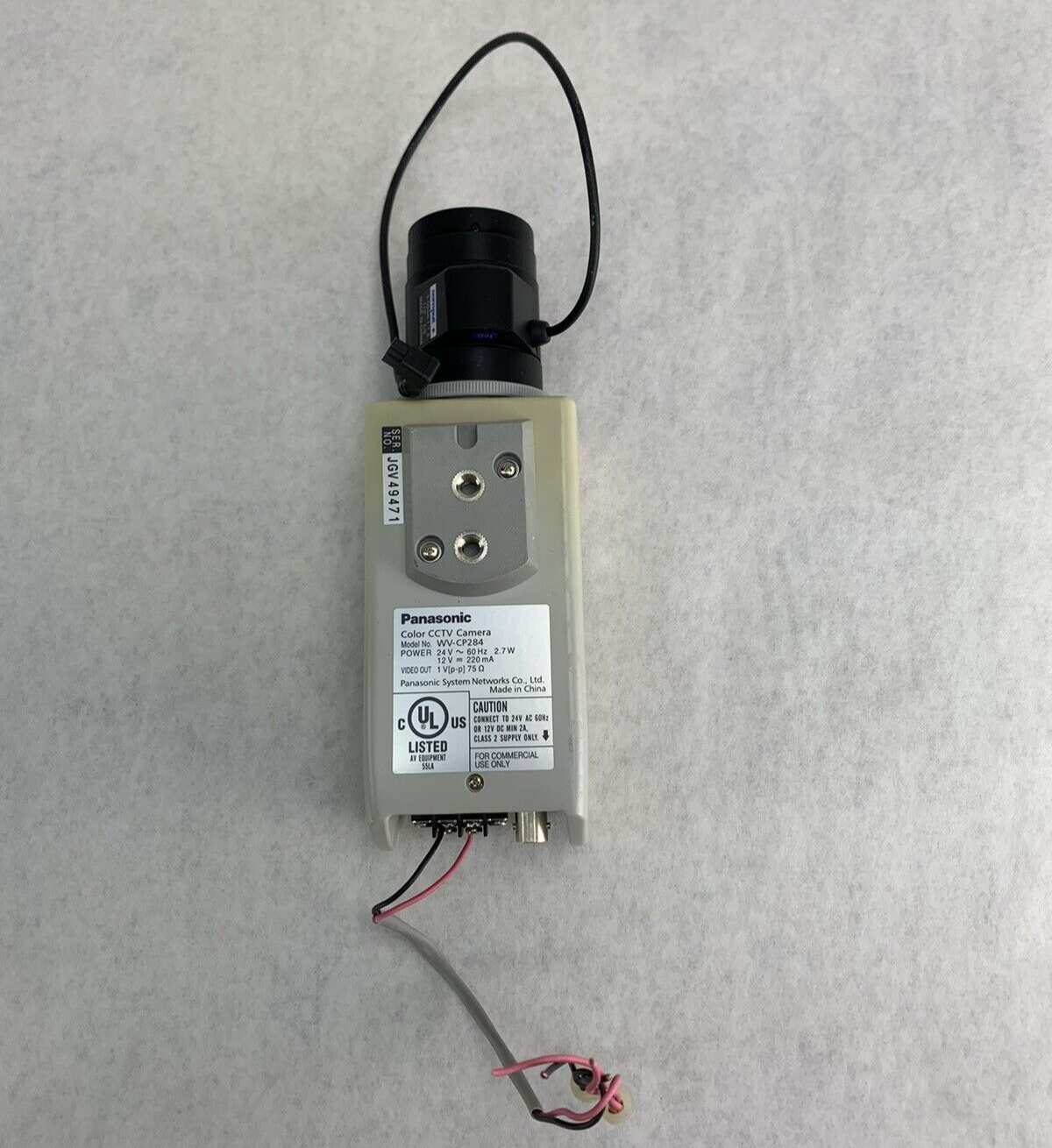 Panasonic WV-CP284 Color CCTVV Camera
