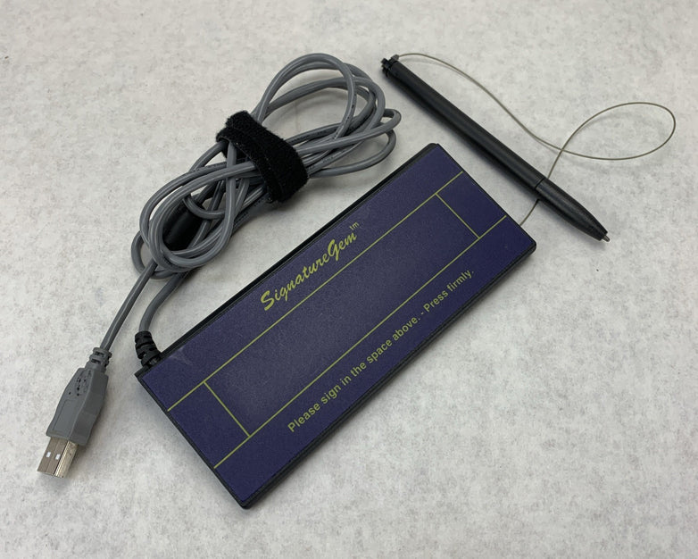 Topaz SignatureGem 1x5 T-S261-HSB-R HID USB Electronic Signature Capture Pad