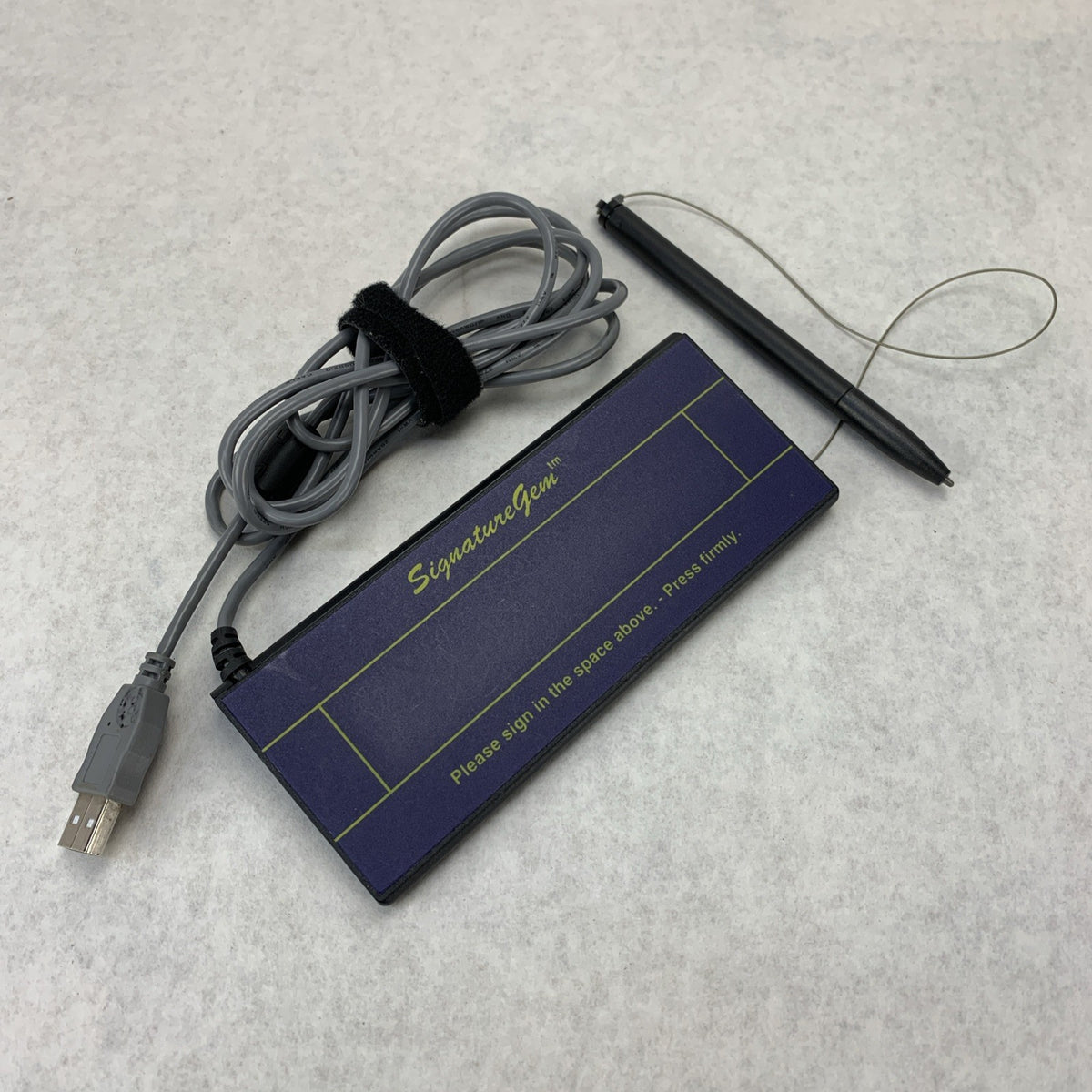 Topaz SignatureGem 1x5 T-S261-HSB-R HID USB Electronic Signature Capture Pad0
