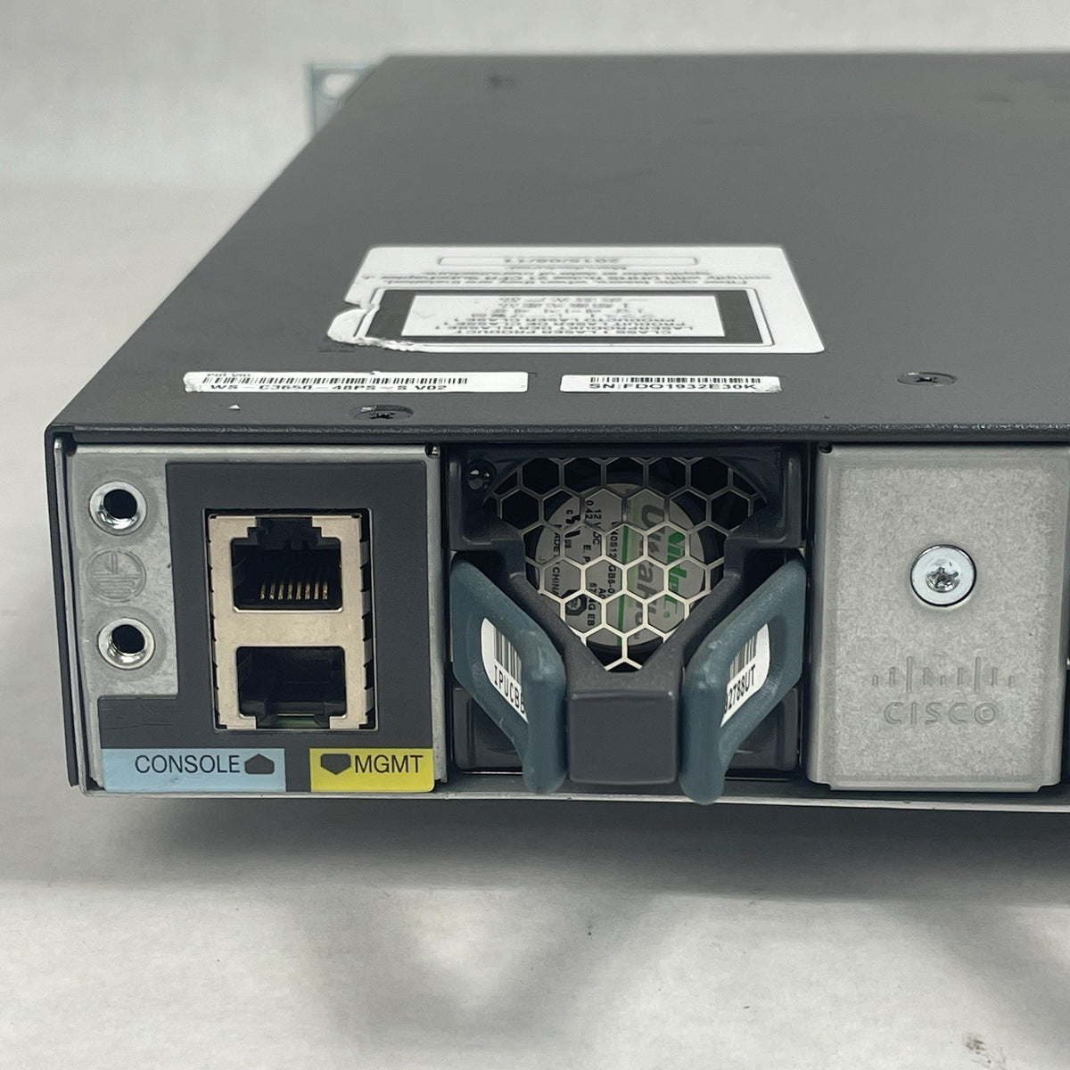Cisco WS-C3650-48PS-S V02 Tested & Reset 1X PSU10