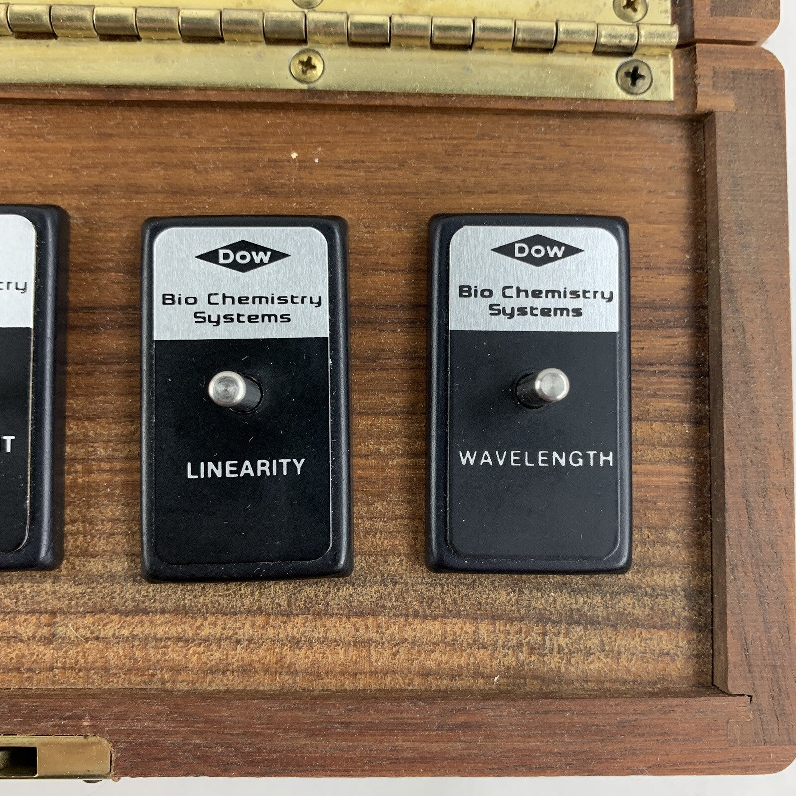 Dow Bio Chemistry Systems Spectrophotometer QC Kit Wooden Box