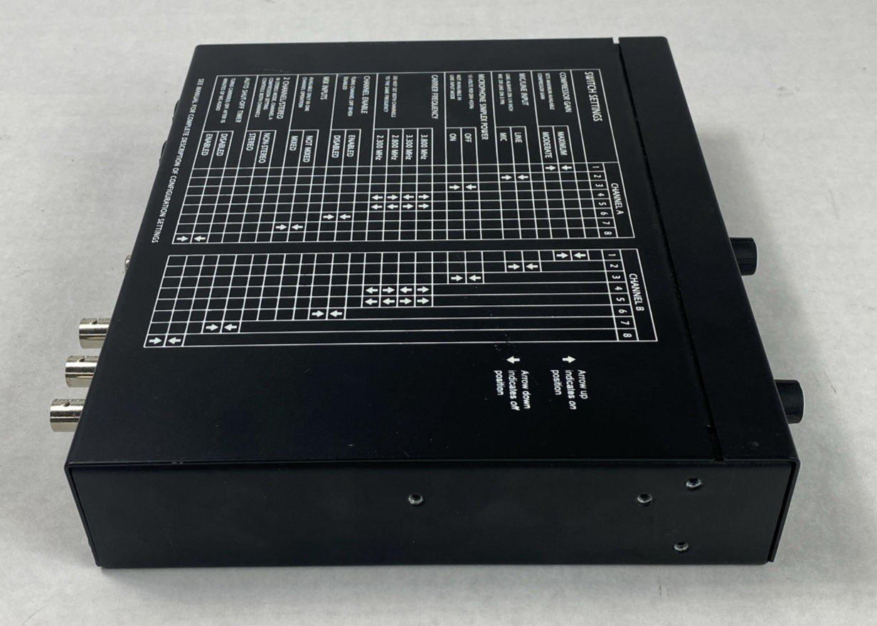 Williams Sound MOD 232 Two Channel Infrared System Modulator Untested