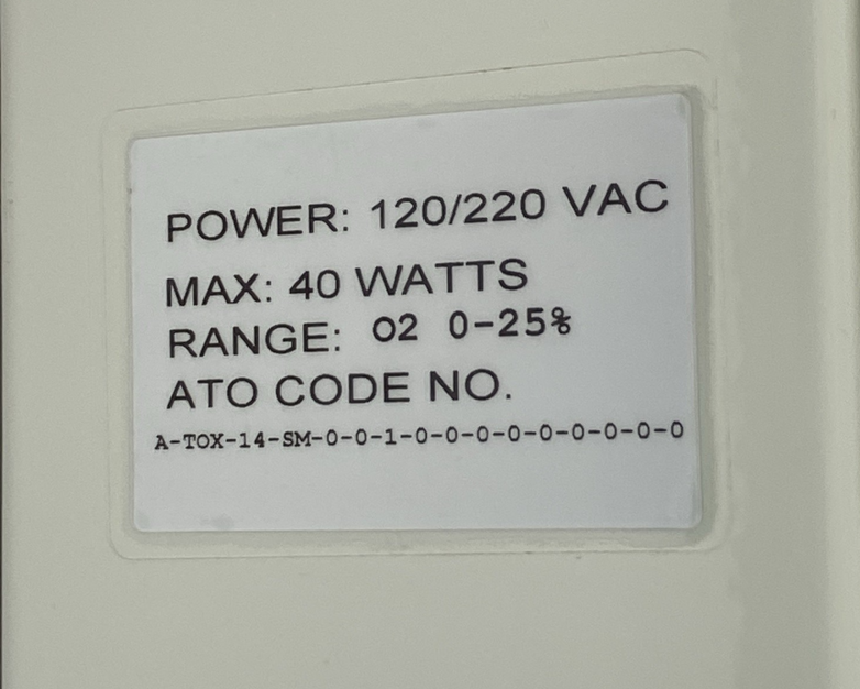 MSA Toxgard II Gas Monitor 120-220 VAC