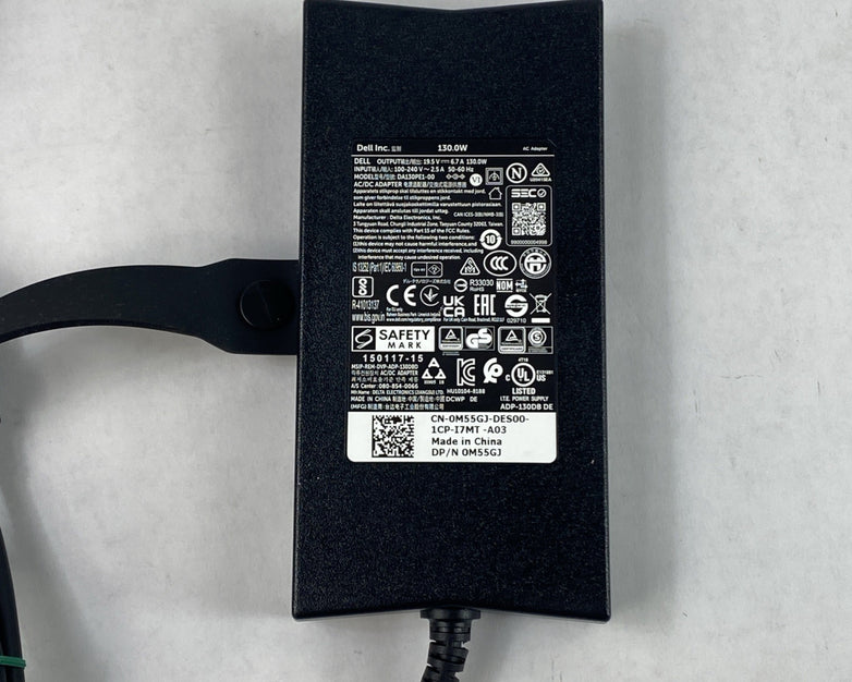Dell DA130PE1-00 130W AC Adapter W/ Power Cord Mix Lot of 3