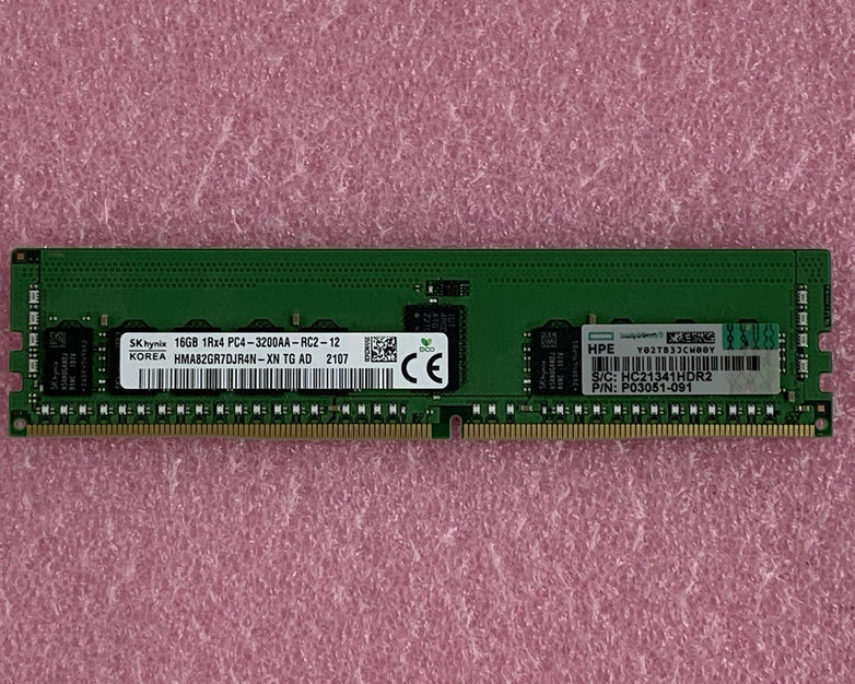 SK Hynix HMA82GR7DJR4N-XN 16 GB DDR4 SDRAM RDIMM PC4-25600 Server Memory Ram