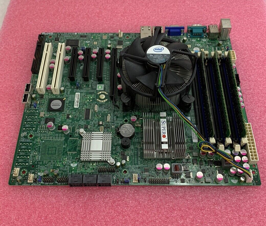 SuperMicro X8STE Motherboard Xeon W3520 2.67GHz 4GB RAM w/Shield