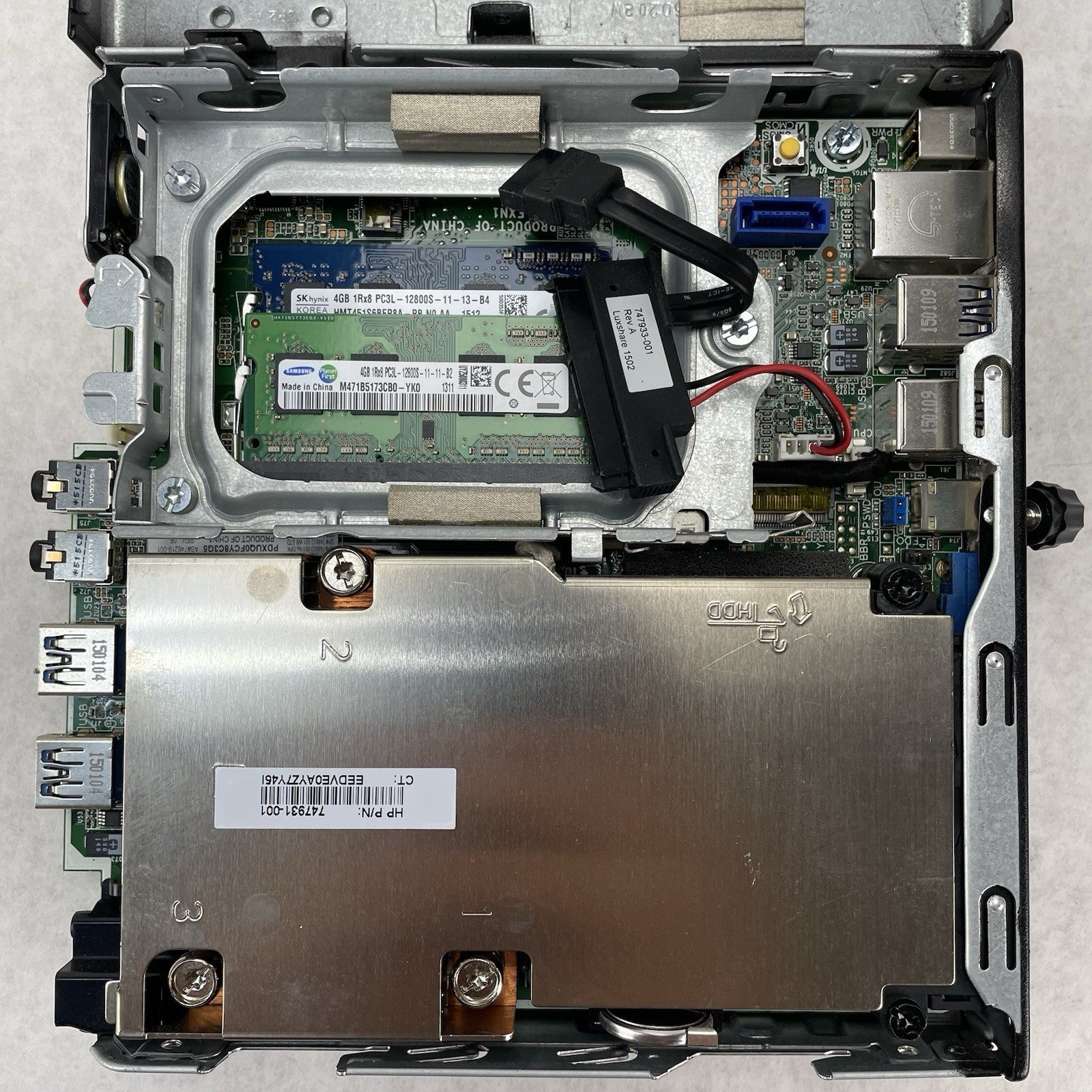 HP EliteDesk 800 G1 Micro i5-4590T 2.00 GHz 8 GB RAM No SSD/OS/AC - Bad USB9