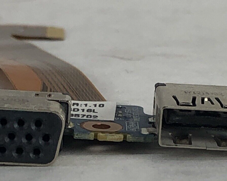 HP EliteBook 850 G3 G4 USB and VGA Interface Board and Ribbon Cable (Lot of 2)