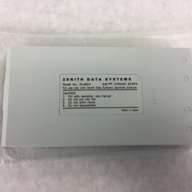 Vintage Zenith Data Systems ZA-300-4   FSCM 6X803  Battery Pack  NIB