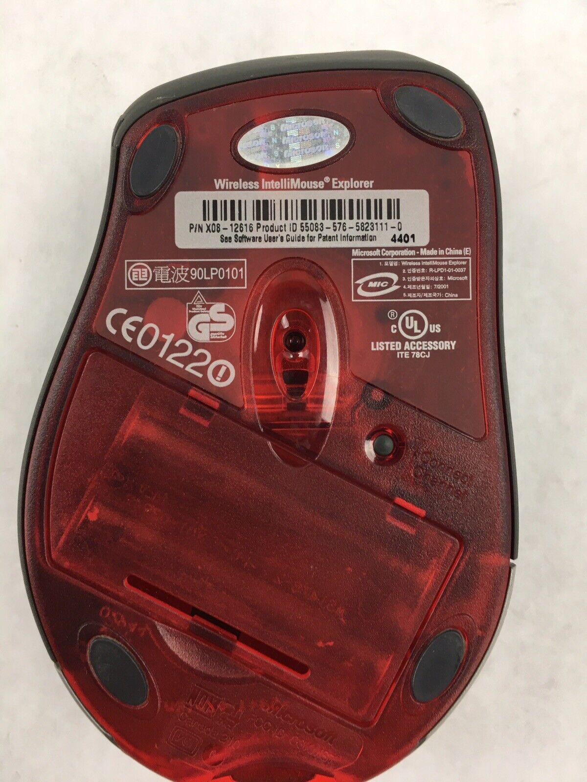 Microsoft Wireless Mouse X08-12616  W/ Receiver