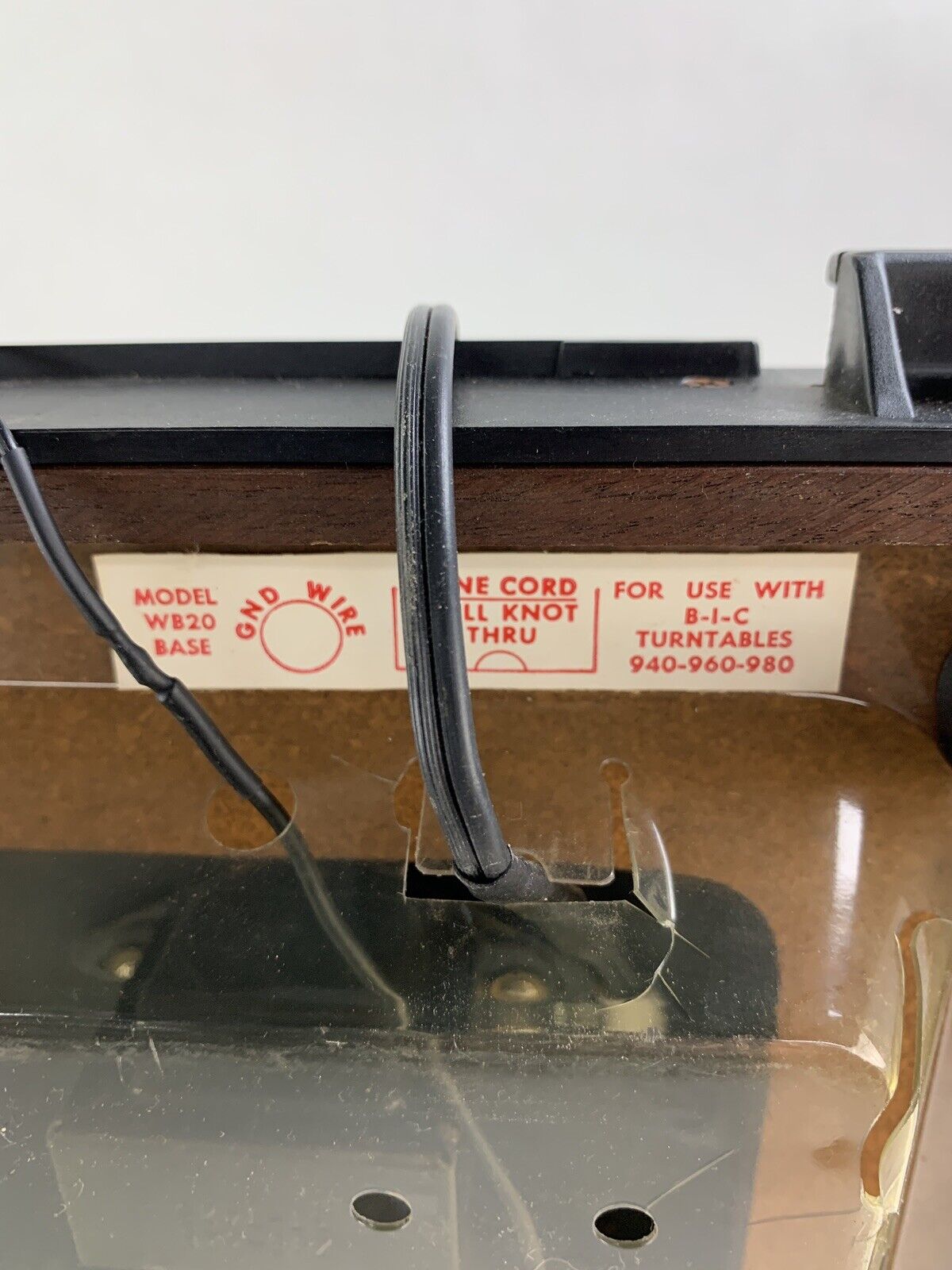 BIC 980 Turntable Belt Drive Automatic Missing Cover Tested 33 Doesn't Auto Land