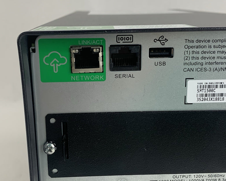 APC SMT1500C UPS 1500VA 120V Uninterruptible Power Supply Tested  No Batteries