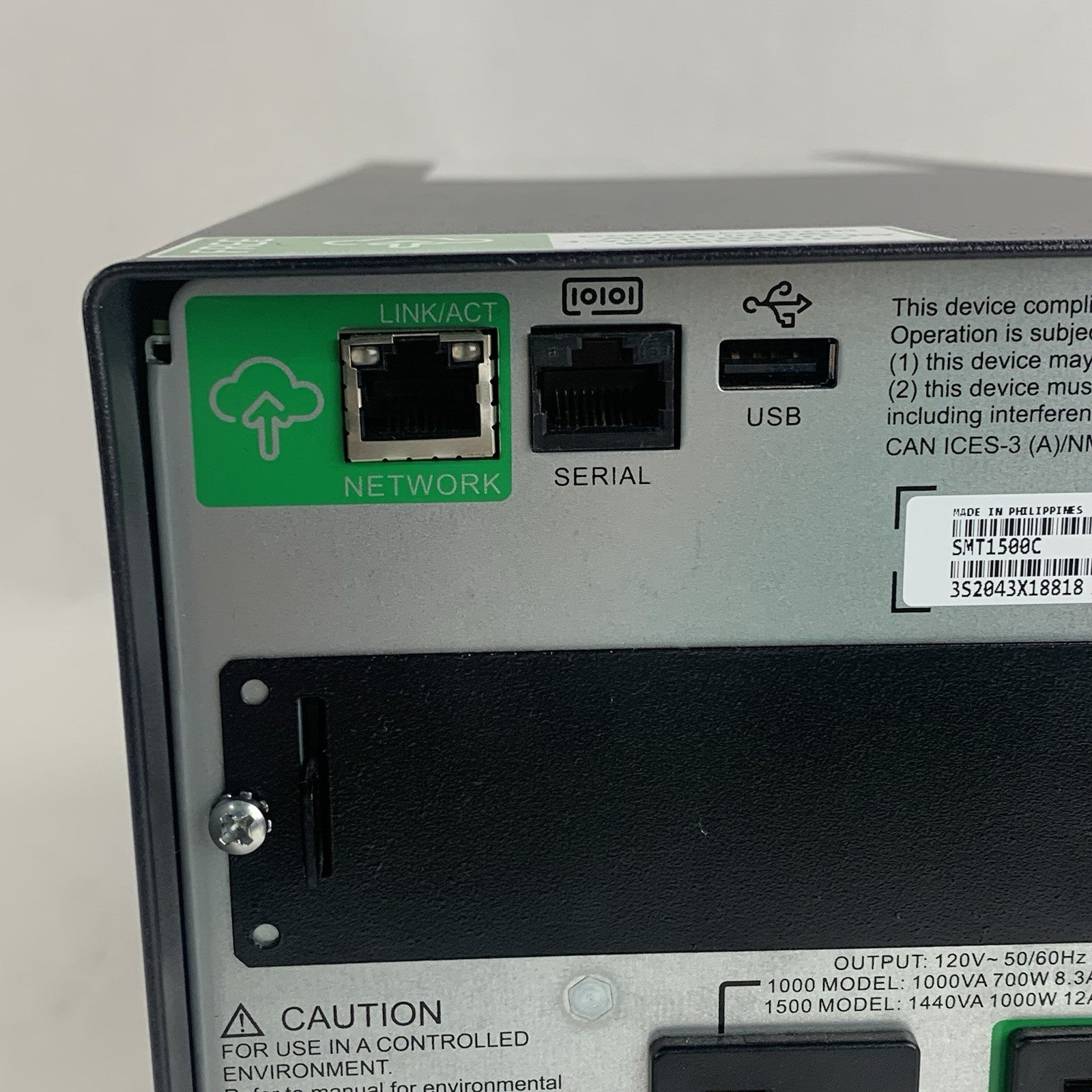APC SMT1500C UPS 1500VA 120V Uninterruptible Power Supply Tested  No Batteries7