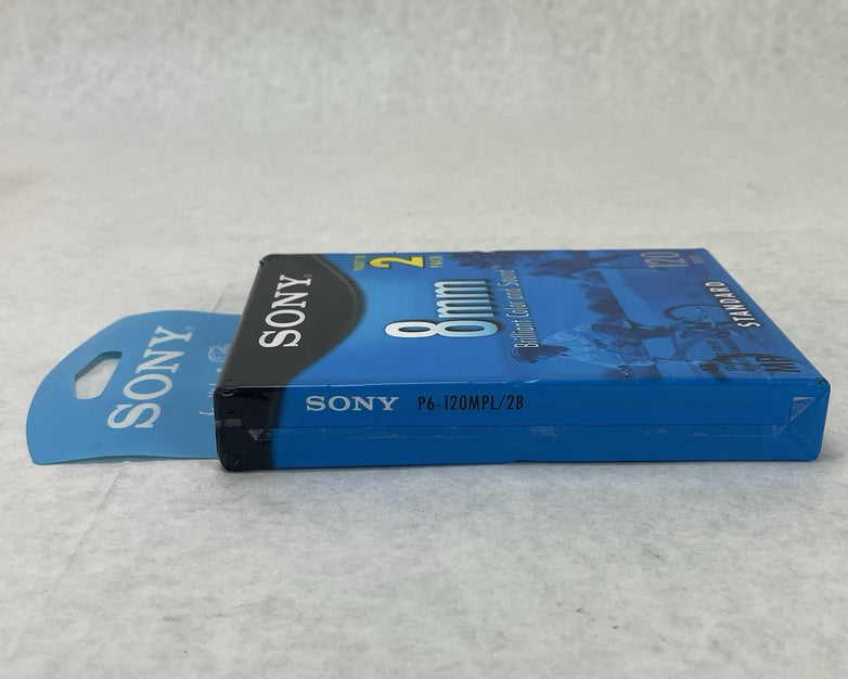 Sony 8mm Set Of 2 Videocassettes. Standard Grade P6-120MPL/2B. New Sealed