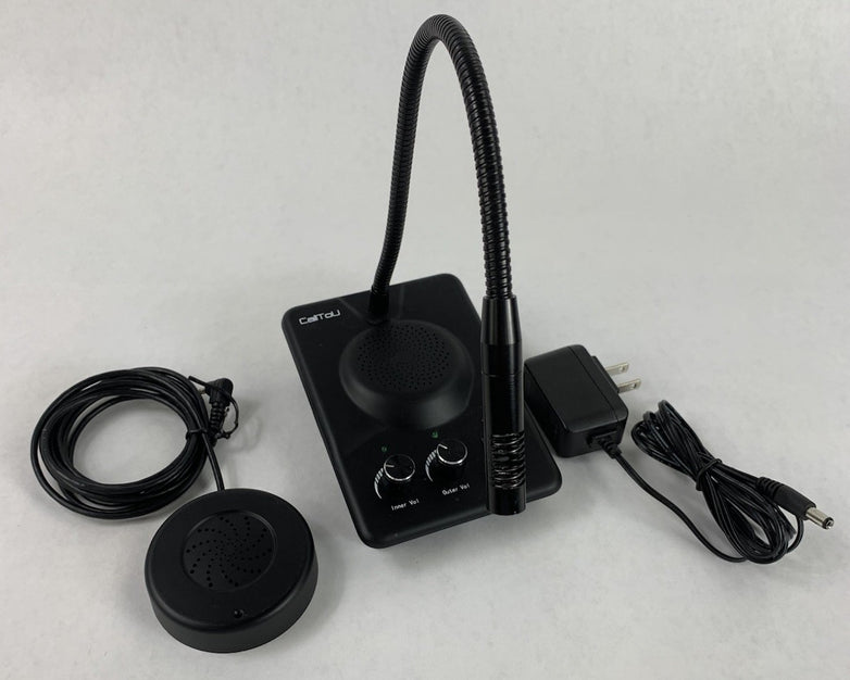 CallToU Intercom Microphone w/ AC Adapter & Wired Speaker