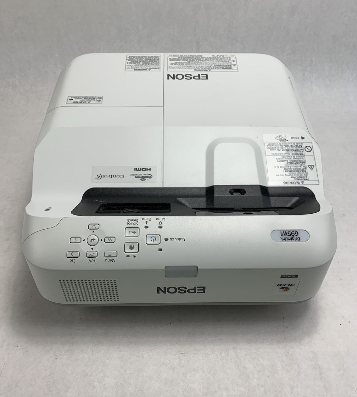 Epson PowerLite 695Wi H740A LCD Lamp Projector 1046 Lamp Hours - No Remote3