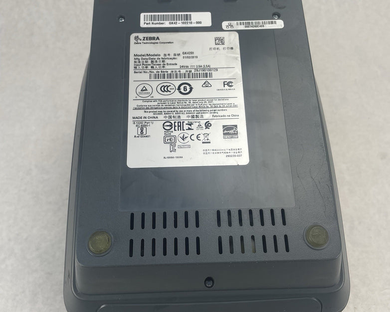 Zebra GK420t Thermal Label Printer Parts 139,788