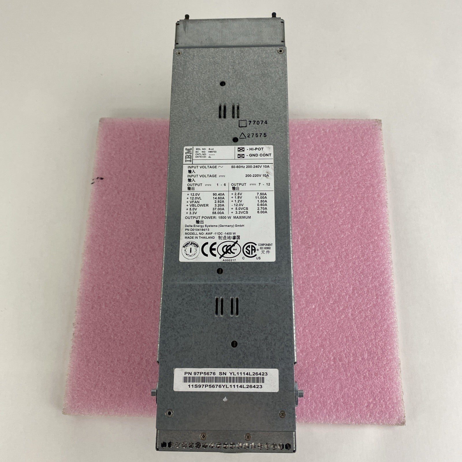 IBM Delta S-L4 1500W Switching Power Supply lot of 22
