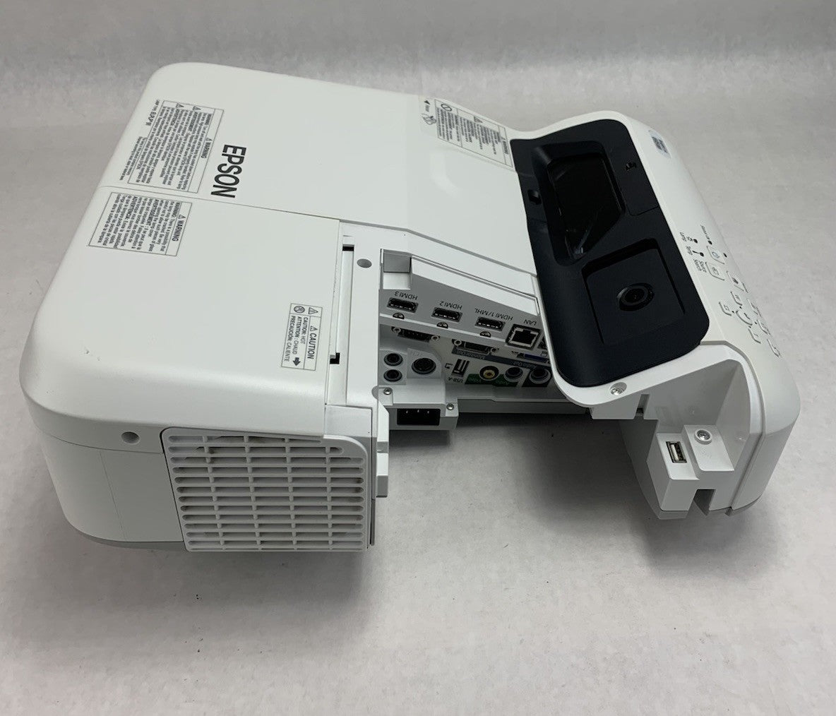 Epson PowerLite 695Wi H740A Projector 670 Lamp Hours - No Remote No Port Cover2