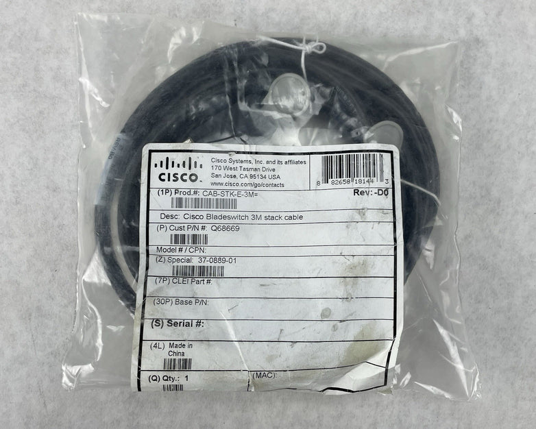 Cisco CAB STK E 3M FlexStack Stacking Cable 3M for 2960 X/XR