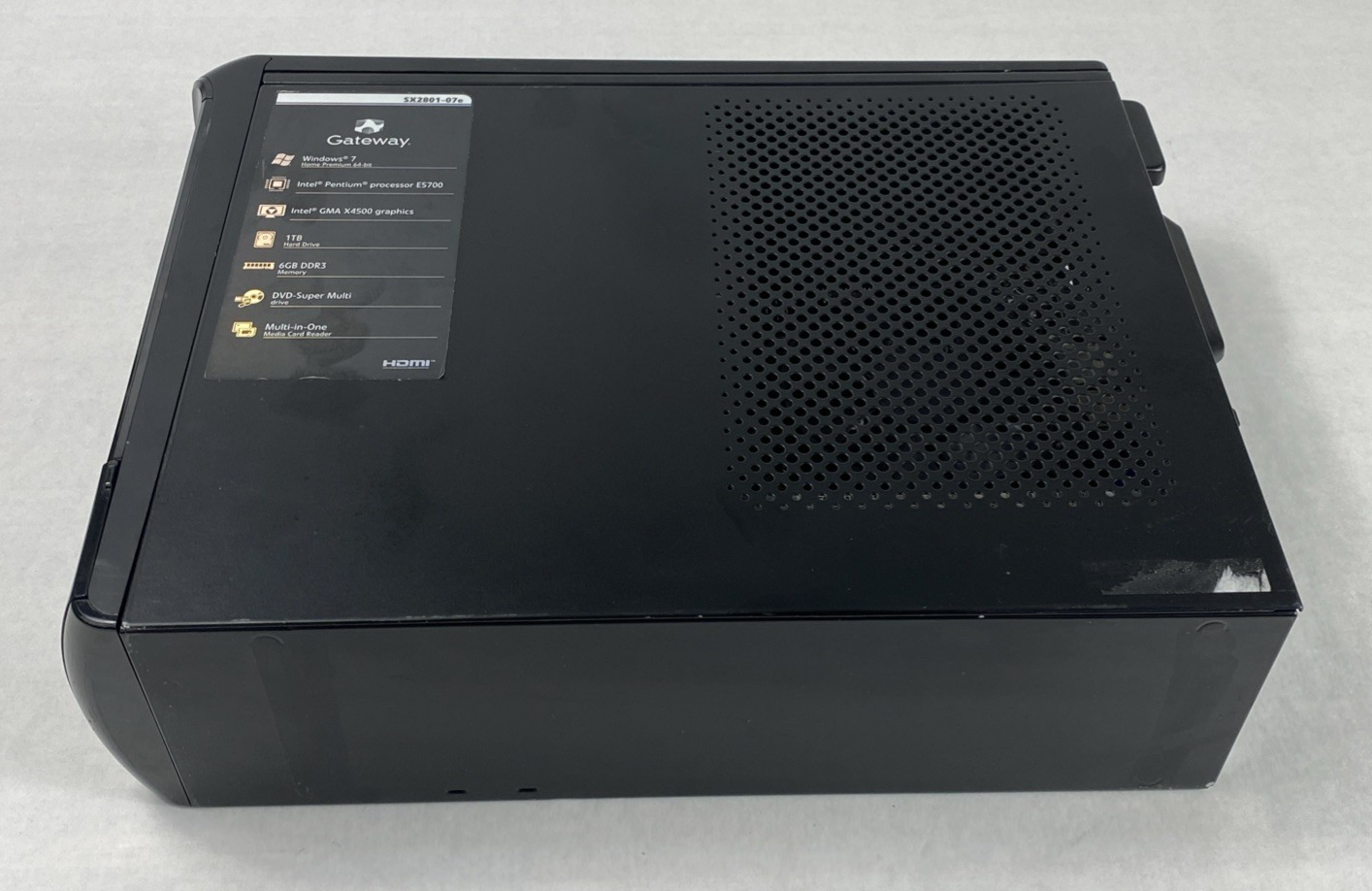 Gateway SX2801 SFF Pentium Dual-Core E5700 3.00GHz 6GB RAM No HDD No OS