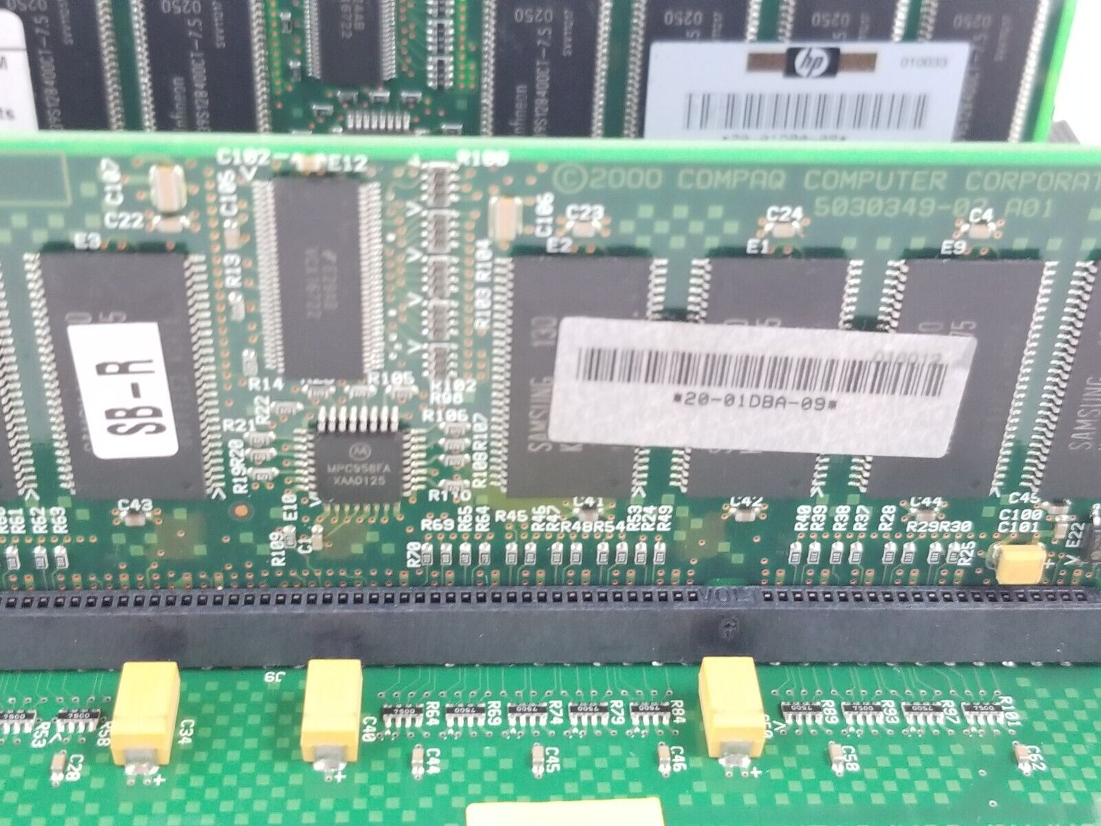 HP Compaq DEC ES45 54-30348-02 A03 ALPHA Server Memory Riser With 2x 256MB DIMMs