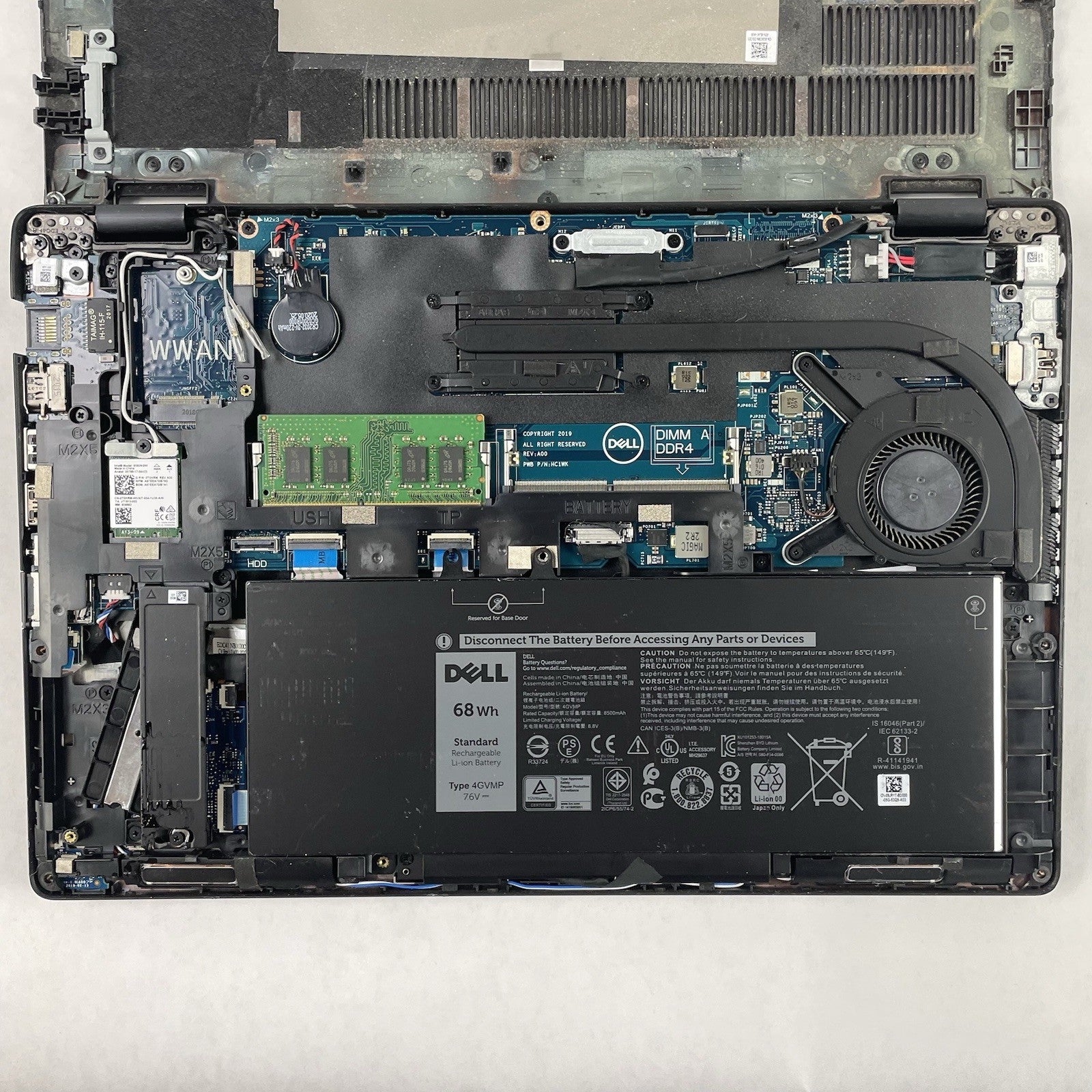 Dell Latitude 5400 14" i7-8665U 1.90 GHz 8 GB RAM No SSD/OS/AC - READ21