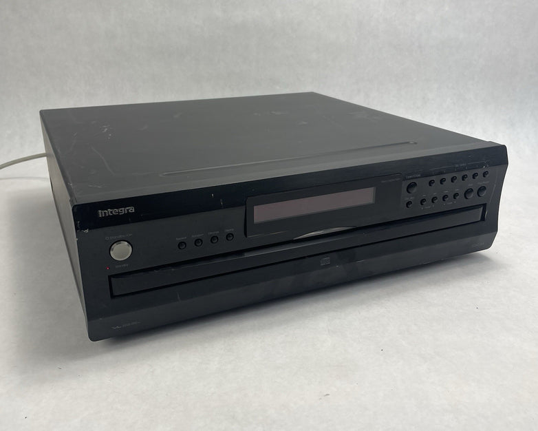 Integra CDC-3.4 Premium 6-Disc CD Carousel Changer Player Tested No Power Cord