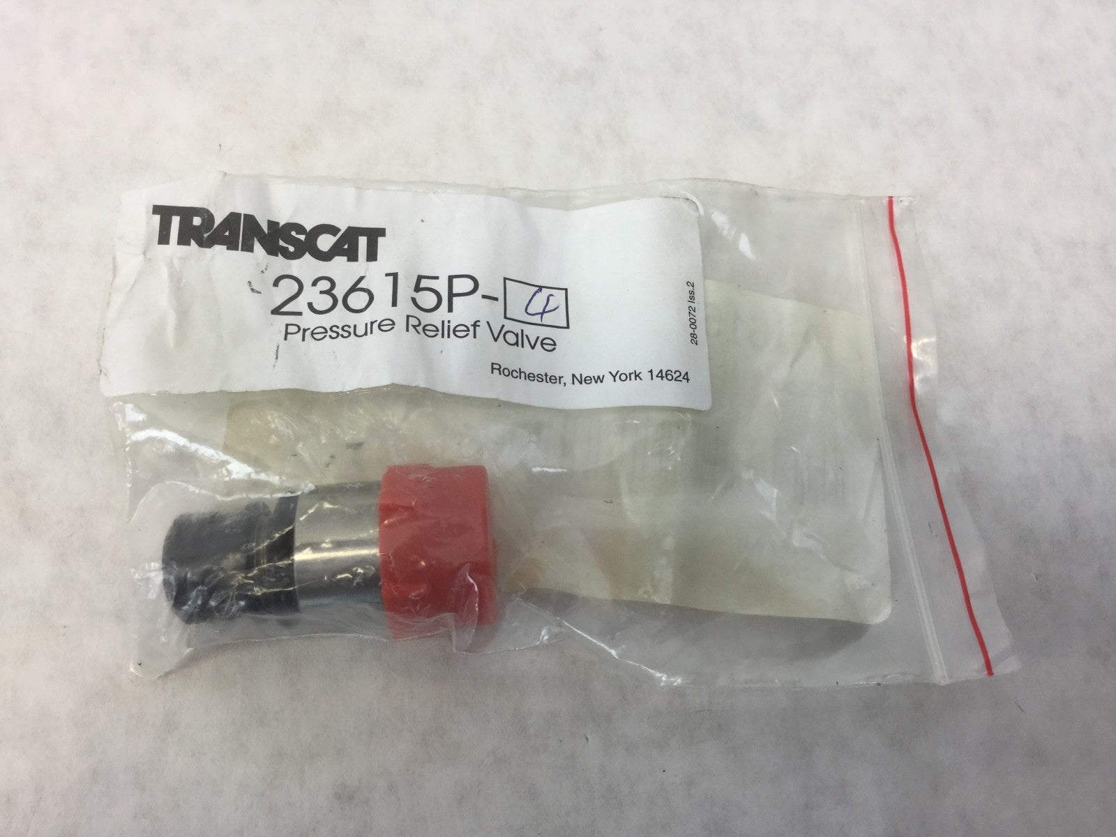 TRANSCAT 23615P-4, Pressure Relief Valve 700bar, NEW