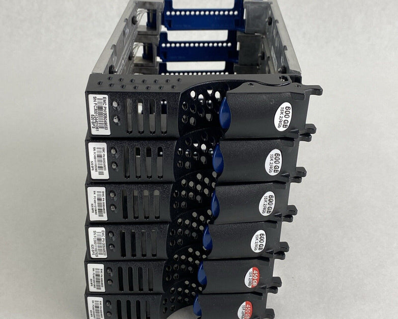 Lot of 6 EMC 005049032 / 005049033 3.5" Hard Drive Caddy Tray