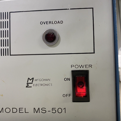 McGohan Electronics MS-501 Booster Amplifier 50 Watts