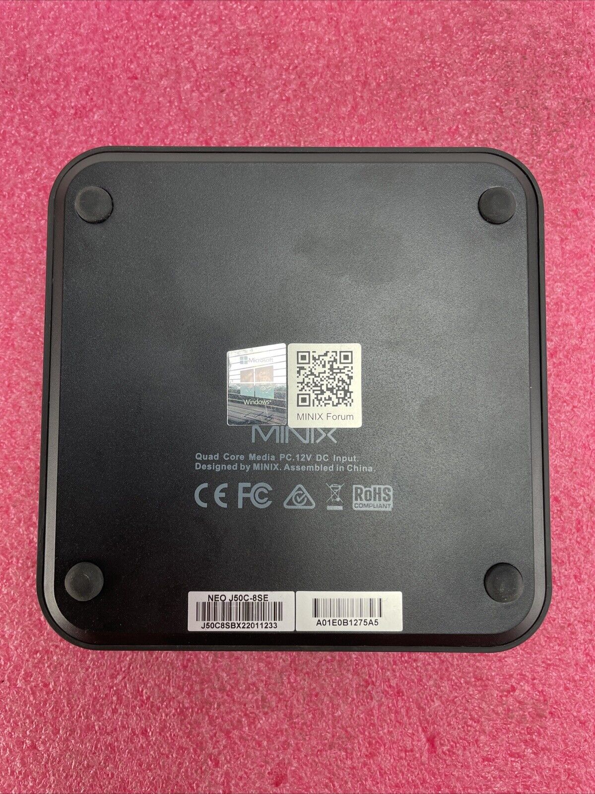 MINIX Neo J50C-85E Micro Intel Celeron J4125 2GHz 8GB RAM No HDD No OS