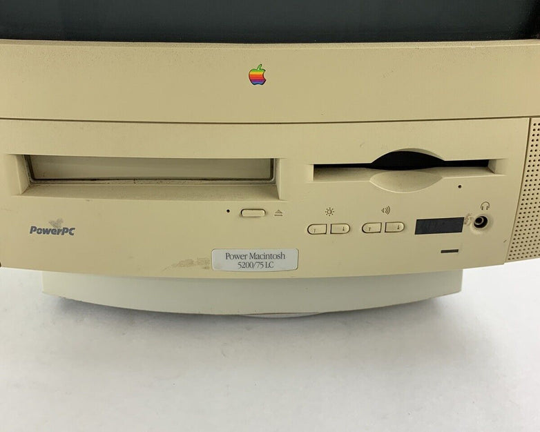 Power Macintosh 5200/75LC PowerPC Computer Power PC 603 75 Mhz Ram No OS No HDD