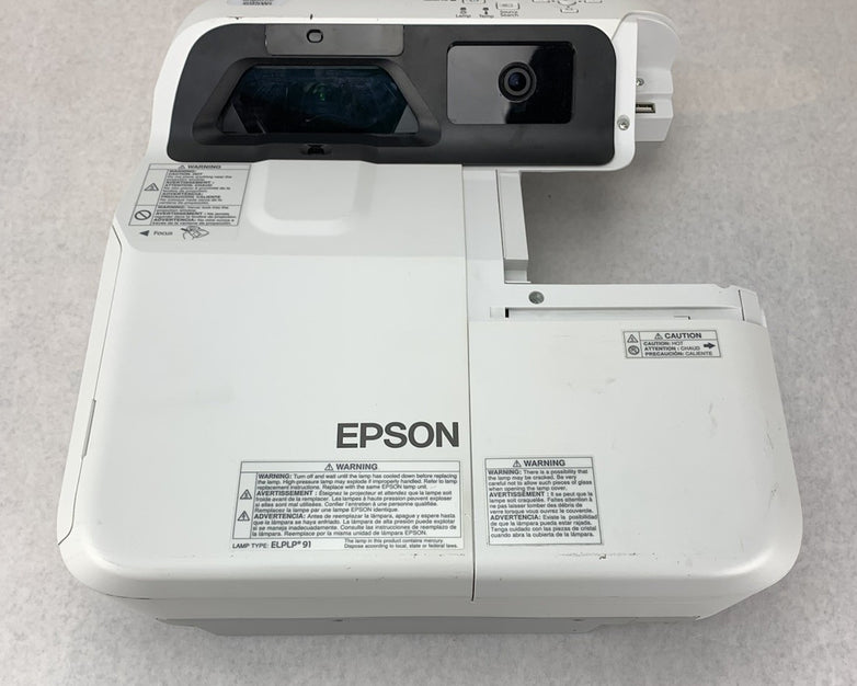 Epson PowerLite 695Wi H740A LCD Lamp Projector 2423 Lamp Hours - No Remote