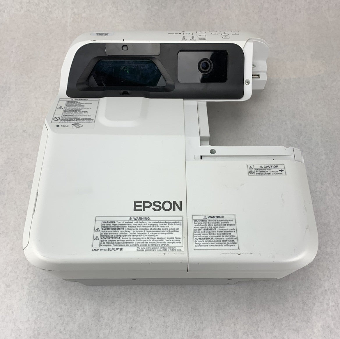Epson PowerLite 695Wi H740A LCD Lamp Projector 2423 Lamp Hours - No Remote5