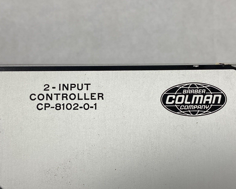 Barber Coleman CP-8102-0-1 2-Input Controller