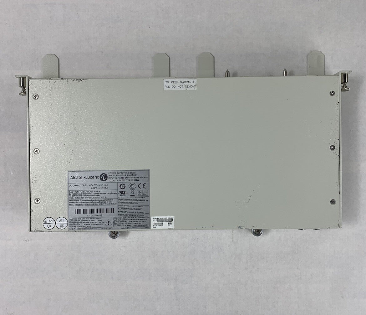 Alcatel Lucent PS-900AC-P 900W DC Output Power Supply