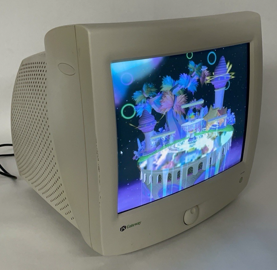 Gateway EV700B 16" 85hz 1024x768 VGA CRT Monitor - Tested0