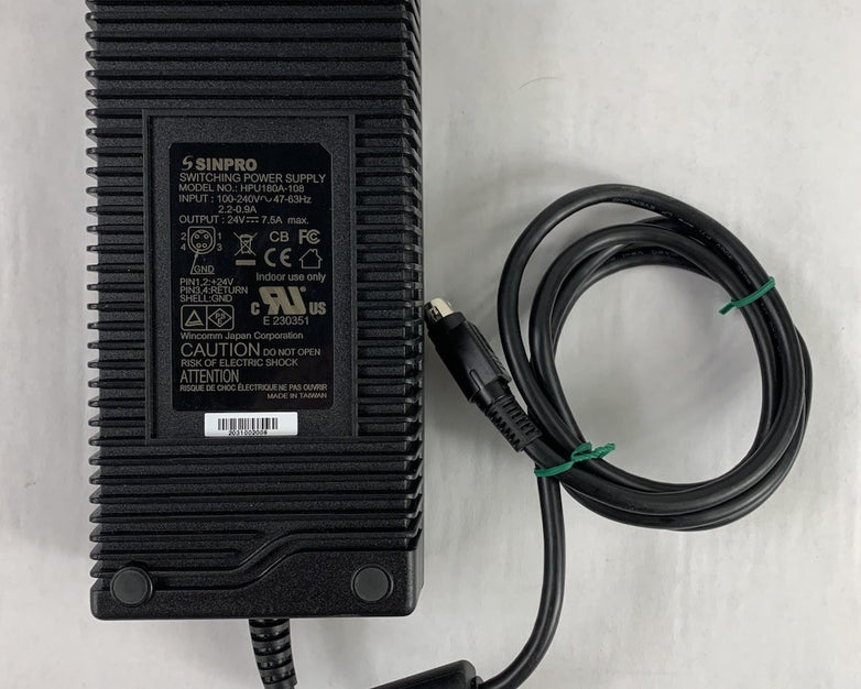 Sinpro HPU180A-108 24V 7.5A 180W AC Adapter Power Supply