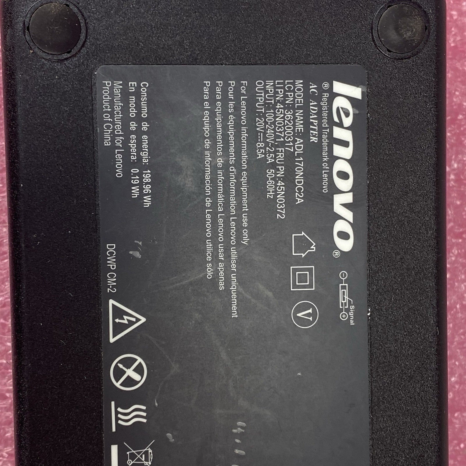 Lenovo ADL170NDC2A 170W 20V 8.5A AC Adapter (Lot of 7)