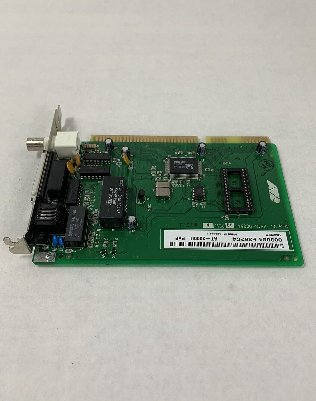 Allied Telesis S8450054-00 REV F Ethernet Card 16 BIT ISA