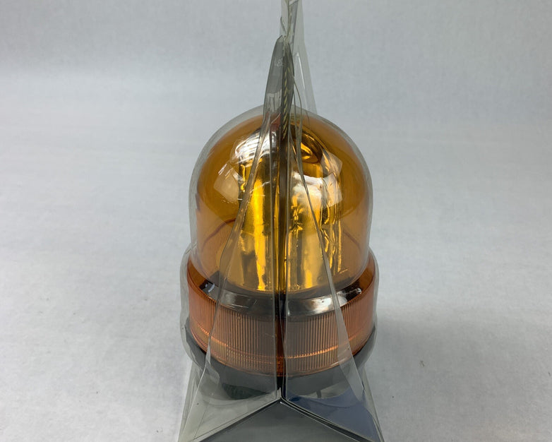 Grip 37280 Amber Economy Revolving Light Coiled Cord Plug New