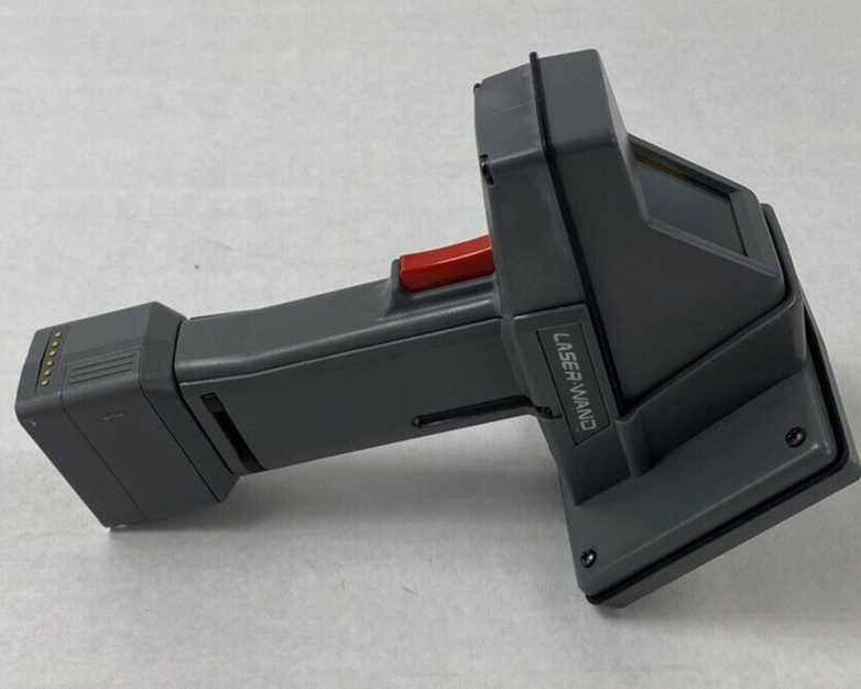 Hand Held Products Laser Wand Barcode Scanner and Cradle Untested w/ AC Adapter