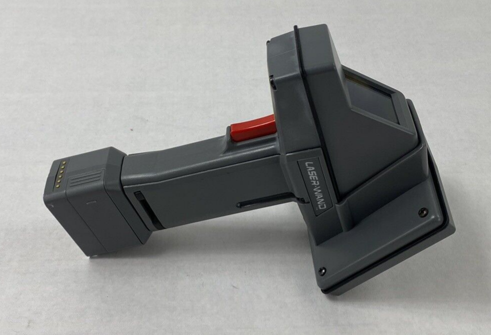 Hand Held Products Laser Wand Barcode Scanner and Cradle Untested w/ AC Adapter