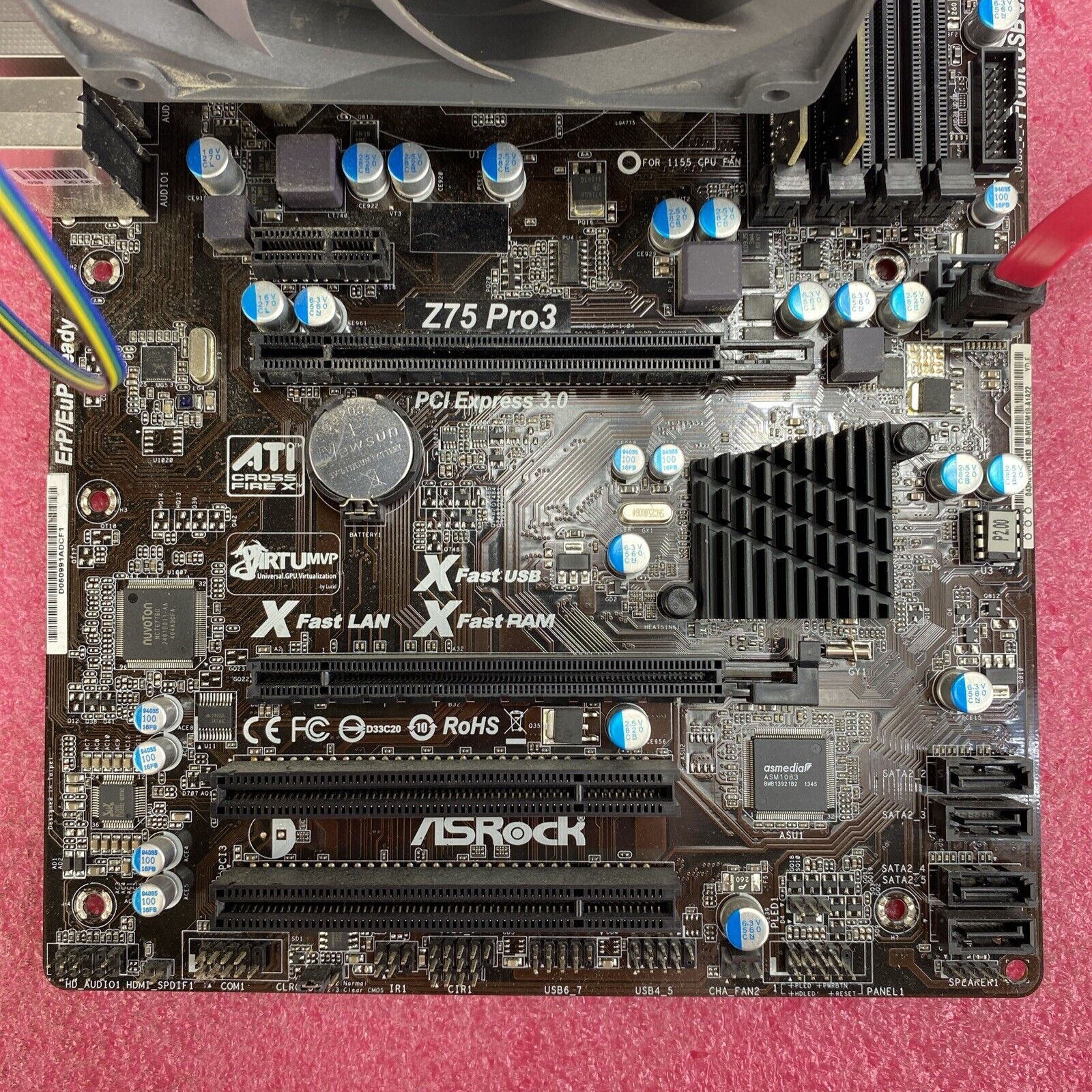 ASRock Z75 Pro3 Motherboard Intel Core i5-3570 3.80GHz 8GB RAM w/Shield