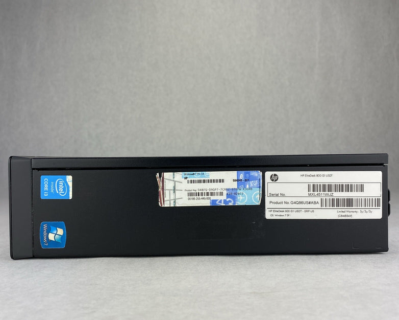HP EliteDesk 800 G1 USDT Intel Core i3-4130 3.40GHz CPU 8GB RAM No HDD No OS