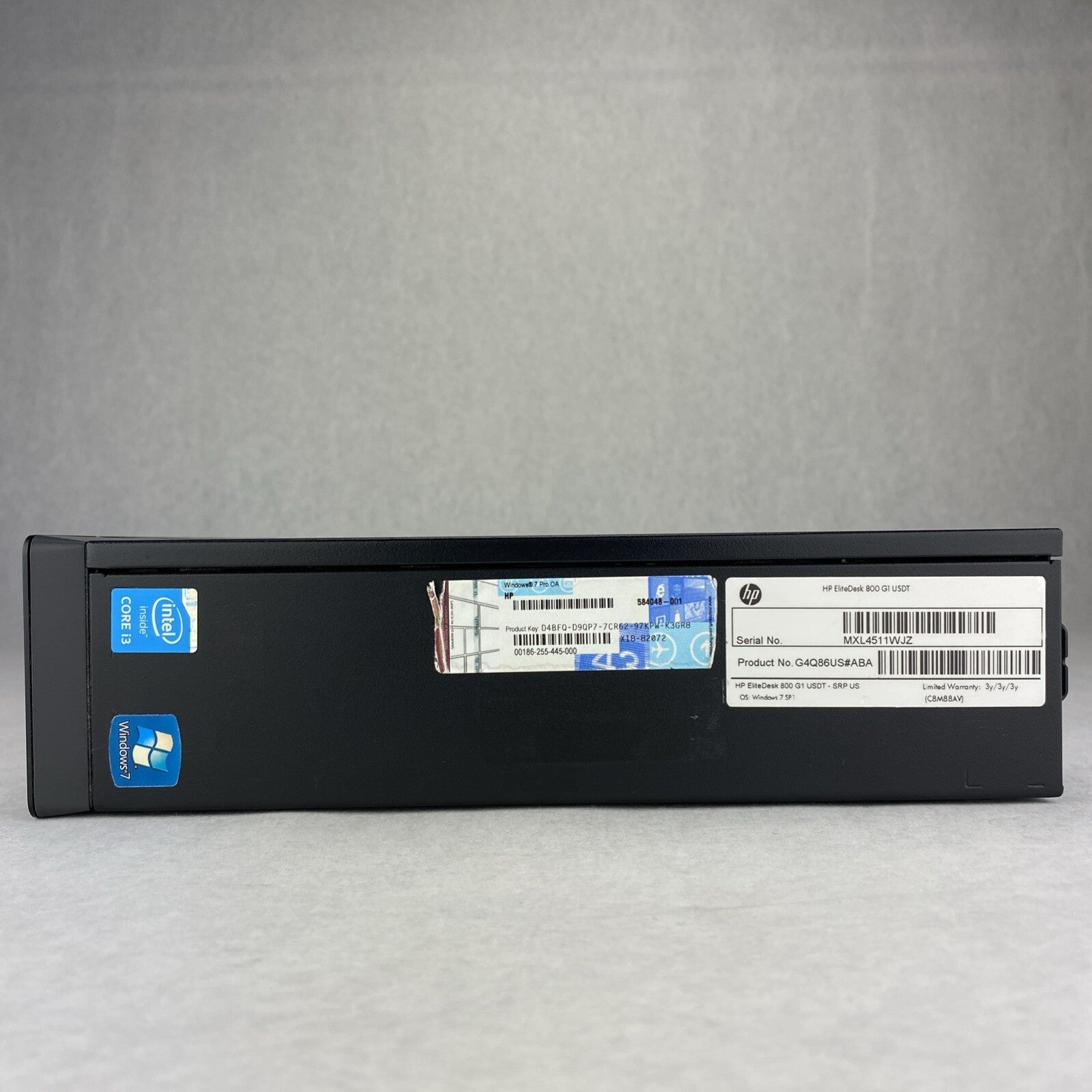HP EliteDesk 800 G1 USDT Intel Core i3-4130 3.40GHz CPU 8GB RAM No HDD No OS