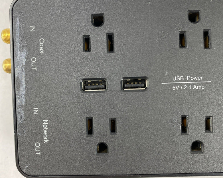 Rocketfish RF-HTS2815.  Outlet 2-USB Wall Tap Surge Protector Strip
