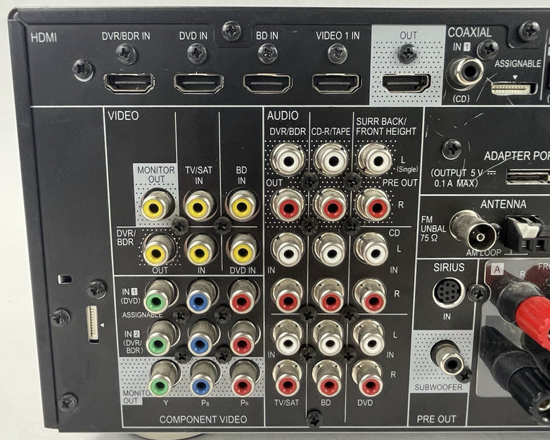 Pioneer VSX 821-K 5.1 Channel 110 Watt receiver No Remote