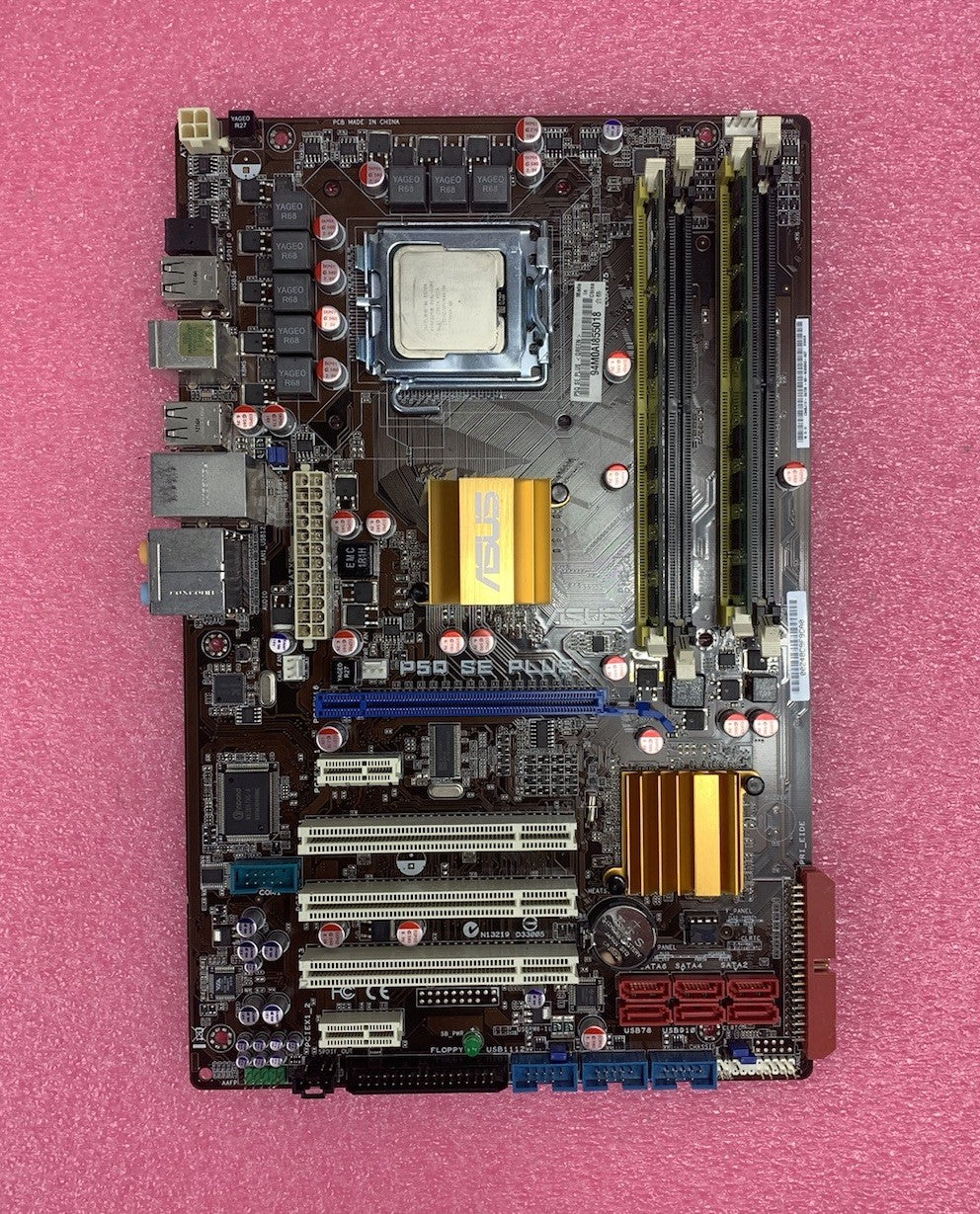 Asus P5Q SE Plus Motherboard Intel Pentium Dual-Core E5400 2.5GHz No Shield